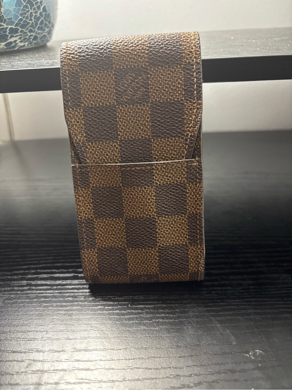 Authentic Louis Vuitton Damier Ébène Étui Cigarette Case– Excellent Condition